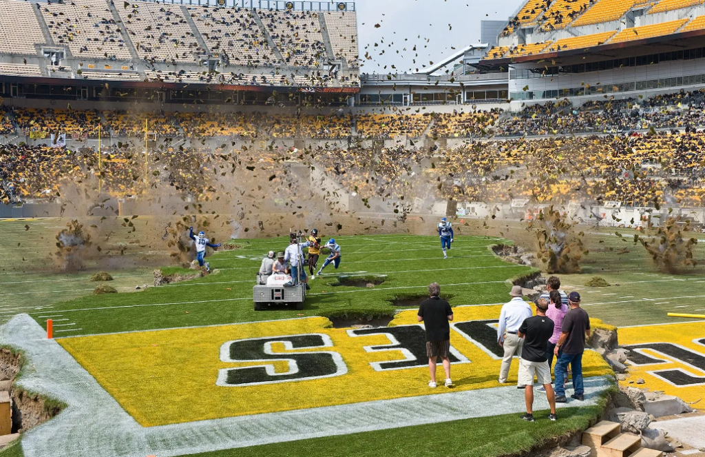 Pittsburgh stadium as an exmaple of cost allocation, allocating multi-purpose uses to an overhead